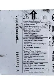 11030807B блок управління AirBag (SRS) Volkswagen Sharan 2003