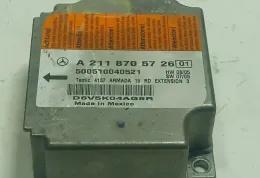 A2118705726Q1 AirBag (SRS) control unit Mercedes-Benz CLS AMG C219 2005