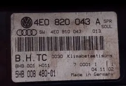 4E0820043 блок управління кондиціонера Audi A8 S8 D3 4E 2004 р.в.