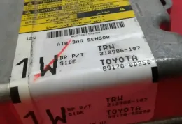 989170 блок управления AirBag (SRS) Toyota Yaris 2008