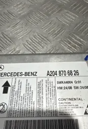 T06JF2229690366 блок управління AirBag (SRS) Mercedes-Benz C W204 2011