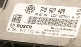 0281016595 блок управления ECU Volkswagen Touareg II 2010