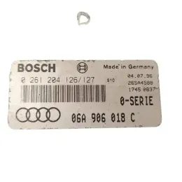 26S07598 блок управления двигателем Audi A3 S3 8L 1998