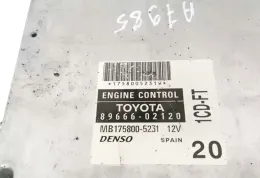 MB1758005231 блок управления ECU Toyota Corolla E120 E130 2003