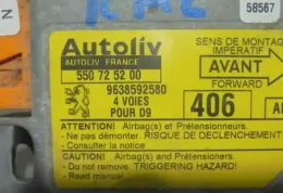 550725000 блок управління AirBag (SRS) Peugeot 406 2000