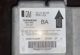 BAS0101304F блок управління AirBag (SRS) Opel Vectra C 2003 - фото