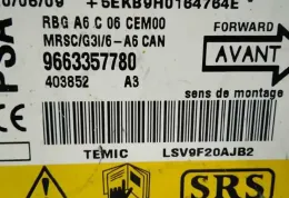 48583 блок управления AirBag (SRS) Citroen C2 2003