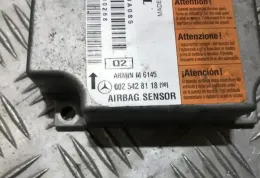 D2T9M23A0S5 AirBag (SRS) control unit Mercedes-Benz ML W163 2000