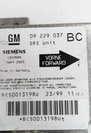 86800131980 блок управления AirBag (SRS) Opel Astra G 1999