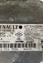 8200136038D блок управления AirBag (SRS) Renault Clio II 2003