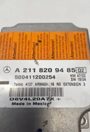500411200254 блок управління AirBag (SRS) Mercedes-Benz E W211 2004
