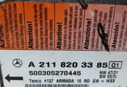 88672 блок управління AirBag (SRS) Mercedes-Benz E W211 2002