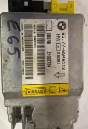 21002724 блок управления AirBag (SRS) BMW 7 E65 E66 2009
