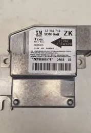 ZKT0088817E блок управління AirBag (SRS) Opel Meriva A 2004
