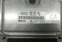 8E0967401 блок управления двигателем Audi A4 S4 B6 8E 8H 2002