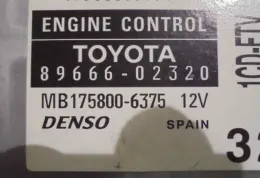 MB1758006375 блок управління ECU Toyota Corolla Verso E121 2002