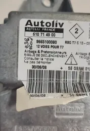603929500 блок управления AirBag (SRS) Peugeot 308 2008