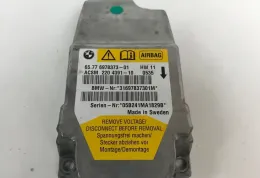 6978373 блок управління airbag (srs) BMW 5 E60 E61 2006 р.в. - фото