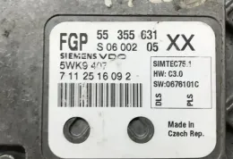 7112516092 блок управління ECU Opel Vectra C 2008