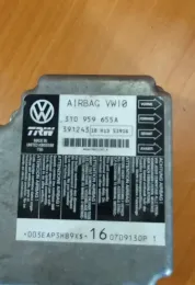 0709130P блок управления AirBag (SRS) Skoda Superb B6 (3T) 2010