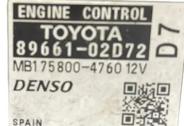 MB1758004760 блок управління ECU Toyota Auris 150 2008