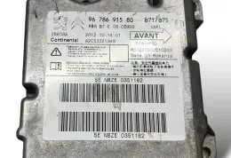 H50000660C100D3 блок управления AirBag (SRS) Citroen C4 II 2012