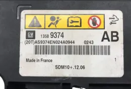 AS9374EN024A0944 блок управління AirBag (SRS) Opel Insignia A 2008