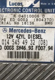 Блок управления 0145454932 mercedes w202 2,2d