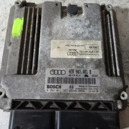 Блок управления двигателем 4E0907401B ecu audi a8 a5 a7 q3 q7 3.0 tdi 0281012151 - фото