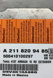 500410100297 блок управления AirBag (SRS) Mercedes-Benz E W211 2006
