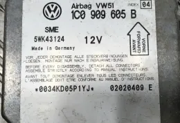 02020409E блок управления AirBag (SRS) Volkswagen PASSAT B5.5 2002