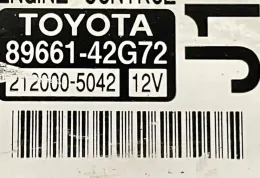 Блок управления двс Toyota Rav 4 89661-42G72