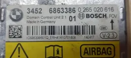 6863386 блок управления AirBag (SRS) BMW 3 F30 F35 F31 2016