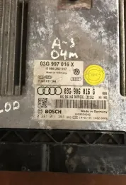 03G997016X блок управления ecu Audi A3 S3 8P 2004