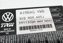 391130 блок управління AirBag (SRS) Volkswagen PASSAT B6 2006