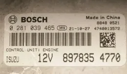 8978354770 блок управління двигуном Isuzu D-Max 2021