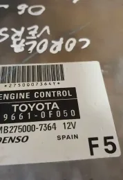 896610F050 блок управління ECU Toyota Corolla Verso E121 2007