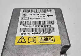 03B2401C0637F блок управления AirBag (SRS) BMW 5 E39 2002