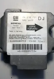 244167015WK42975 блок управления AirBag (SRS) Opel Vectra B 2000 - фото