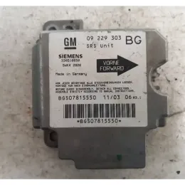BGS07815550 блок управления AirBag (SRS) Opel Zafira A 2001
