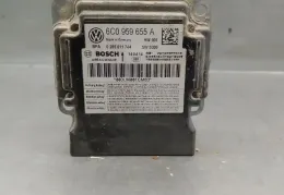 6C0959655A блок управления AirBag (SRS) Volkswagen Polo V 6R 2014