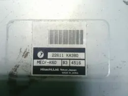 22611KA380 блок управления двигателем Subaru