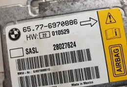 65776970866 блок управления AirBag (SRS) BMW 7 E65 E66 2007