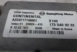 1735400232 блок управления ecu Ssang Yong Tivoli 2015