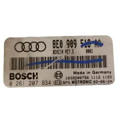 8E0909510AA блок управління двигуном Audi A4 S4 B6 8E 8H 2002