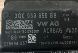 3Q0959655BB блок управління AirBag (SRS) Volkswagen PASSAT B8 2014