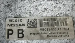 MEC93830 блок управління двигуном Nissan Note (E11) 2007