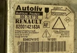 B3460F41312 блок управления AirBag (SRS) Renault Laguna II 2004