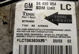 LCT0638392S блок управления AirBag (SRS) Opel Corsa C 2003