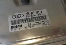 Блок управления 0281011135 audi a4 b6,2.5tdi,8e0907401q.